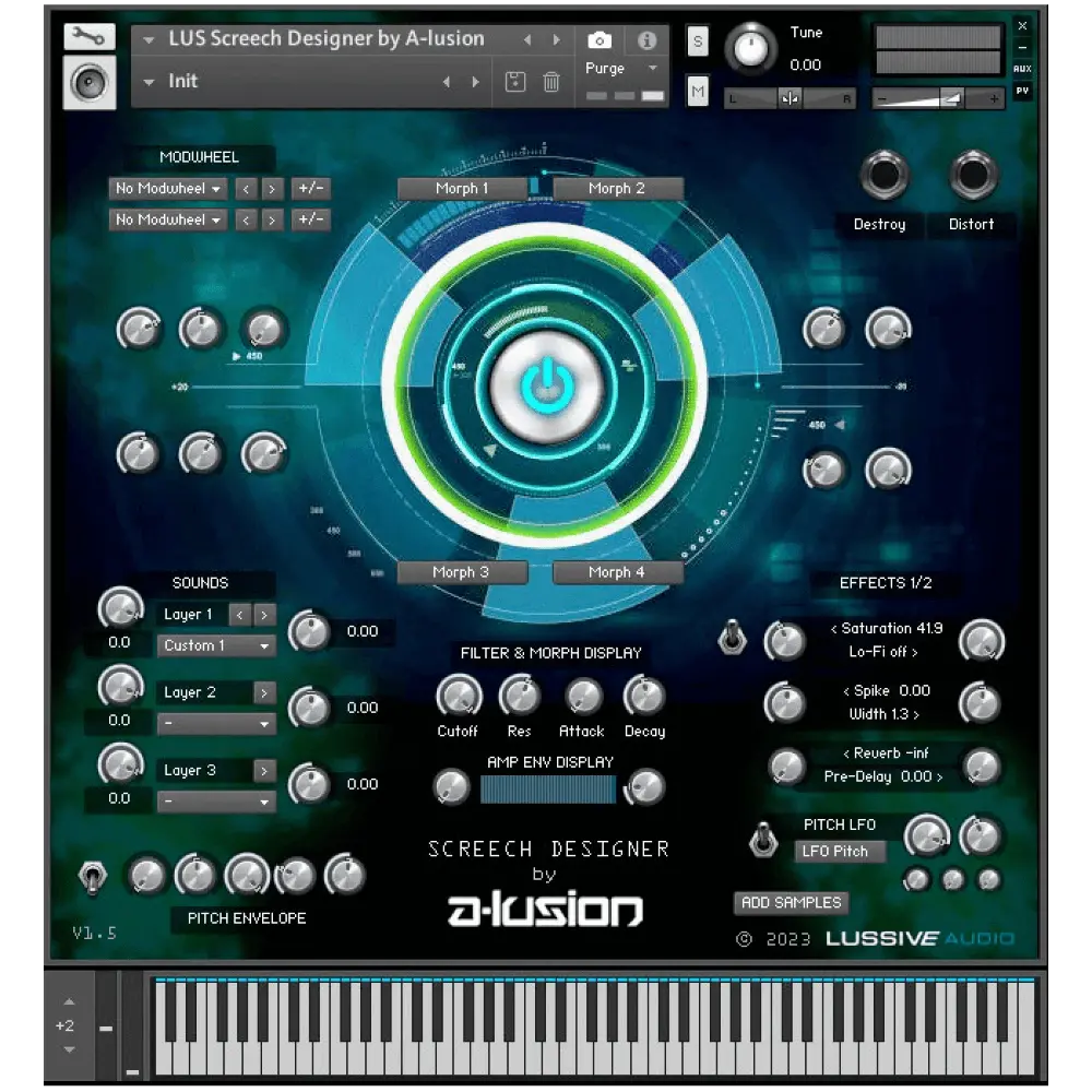 Lussive Audio Screech Designer